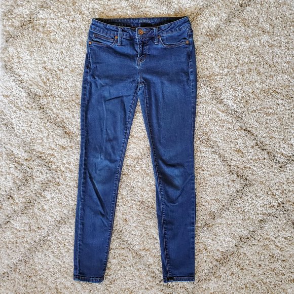 Jcp Dark Wash Midrise Stretch Skinny 